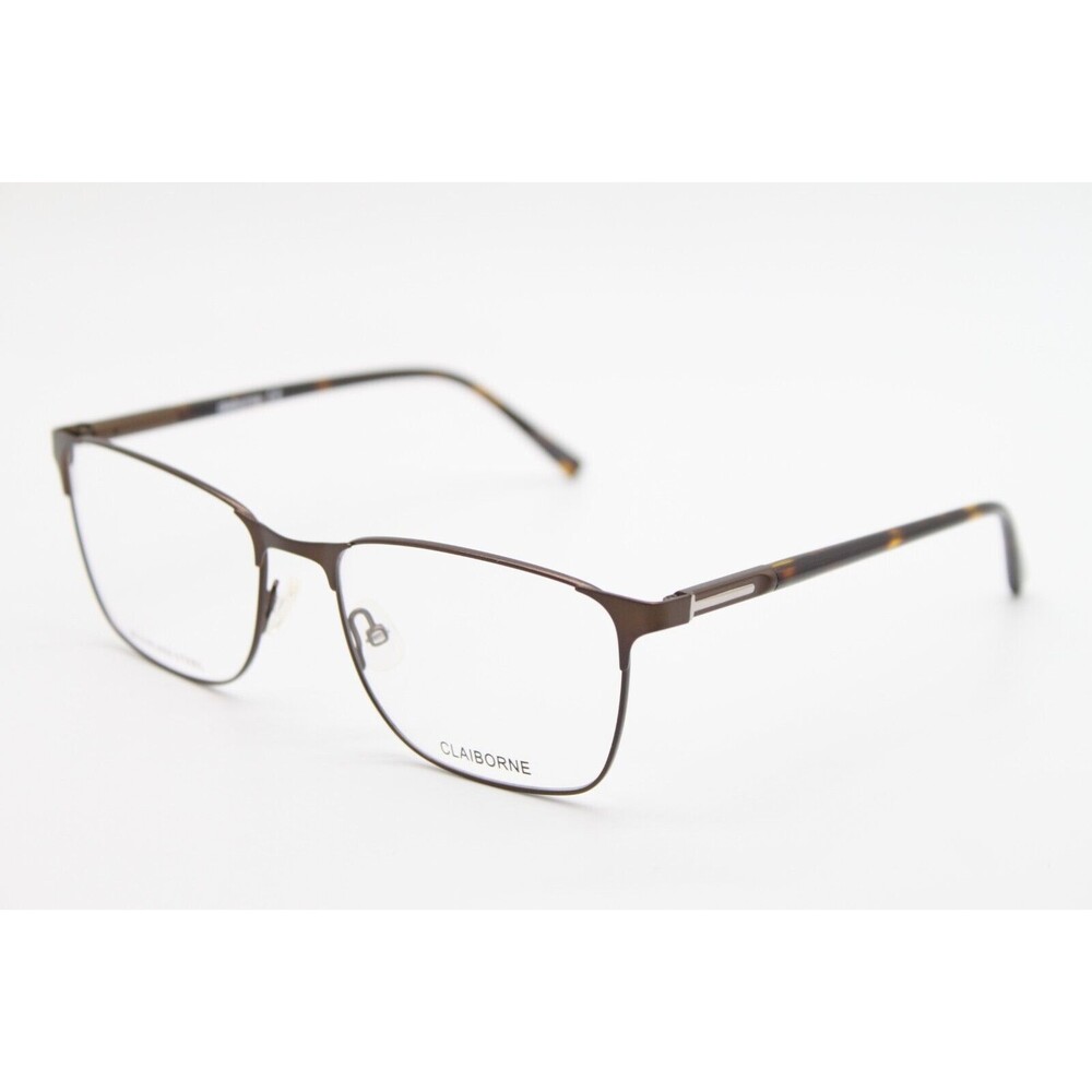 NEW CLAIBORNE CB259 4IN BROWN HAVANA AUTHENTIC EYEGLASSES 54-17